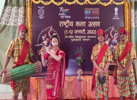 2nd  Winner of National Level Competition of Kala Utsav 2021 (Manjari Pravashini Rabha, KV Khanapara, Gwahati, Assam)
